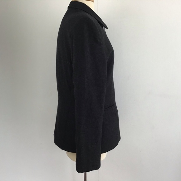 Vintage Evan-Picone worsted wool 4 button USAU made in USA gray blazer. Size 14 - Picture 4 of 10